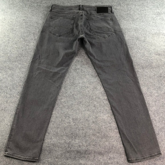 Mavi Jake Slim Leg Mens Jeans 33x30 Dark Grey Denim - Picture 3 of 16